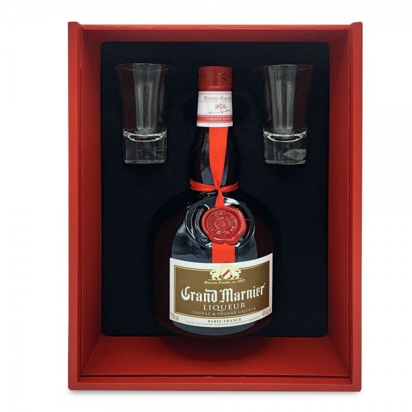 Grand Marnier - Orange & Cognac Liqueur Gift Set - Home Wines & Liquors