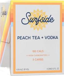 Surfside - Peach Tea Vodka (4 pack cans) (4 pack cans)