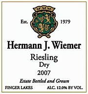 Hermann J. Wiemer - Riesling Dry Finger Lakes NV (750ml) (750ml)