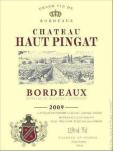 Chateau - Haut Pingat Bordeaux 0 (750)