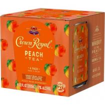 Crown Royal - Peach Tea (4 pack 12oz cans) (4 pack 12oz cans)