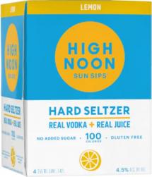High Noon - Vodka & Soda Lemon (4 pack 355ml cans) (4 pack 355ml cans)