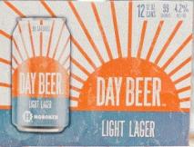 Hoboken Brewing Co - Day Beer Light Lager (12 pack cans) (12 pack cans)