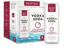 Deep Bay - Cranberry Pomegranate Vodka Soda (4 pack 355ml cans) (4 pack 355ml cans)
