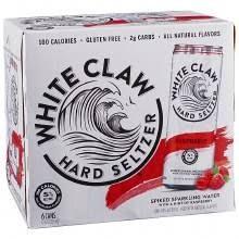 White Claw - Raspberry Hard Seltzer Can 6pk (6 pack cans) (6 pack cans)